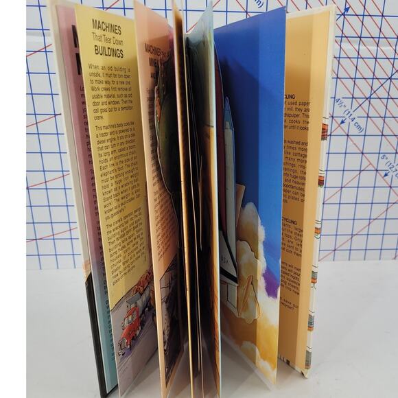 Vintage 1991 Monster Machines Pop Up Book by Pat Paris Mechanical Magic - Picture 5 of 11